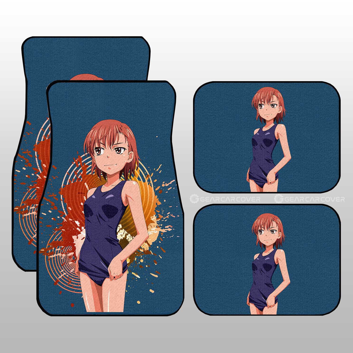 Anime Waifu Girl Mikoto Misaka Car Floor Mats Custom A Certain Magical Index Anime Car Accessories Anime Waifu Girl Mikoto Misaka Car Floor Mats Custom A Certain Magical Index Anime Car Accessories