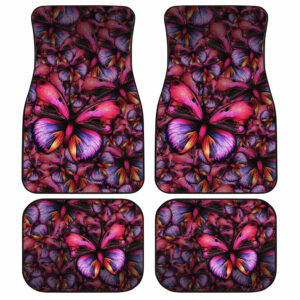 Butterfly Car Floor Mats Custom Colorful Car Accessories Gifts Idea