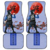 Demon Slayer Anime Inosuke Took Off Mask Wearing Clothes Blue Theme Car Floor Mats