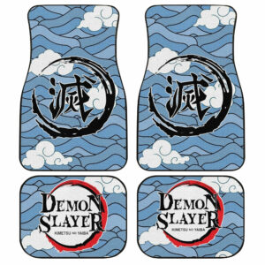 Demon Slayer Sakonji Car Floor Mats Custom Uniform Anime Car Interior Accessories
