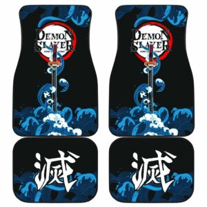 Demon Slayer Tanjiro Sword Earring Car Floor Mats Manga Mixed Anime