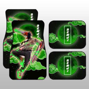 Denji Car Floor Mats Custom Chainsaw Man Anime Car Accessories Gifts For Fans