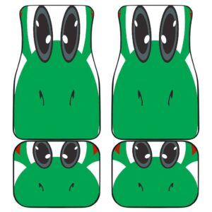 Dinosaur Mario Front And Back Car Mats