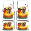 Dog And Duck Cute Funny Car Floor Mats