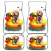 Dog And Duck Cute Funny Car Floor Mats 191021