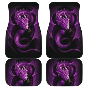 Dragon Rose Art Design Car Floor Mats Animals Fantasy H0119