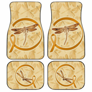 Dragonfly Car Floor Mats Custom Apprendiz Cancer Car Accessories Gifts Idea