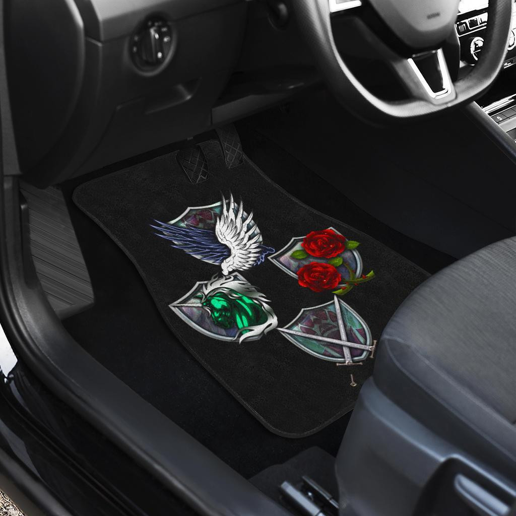 Emblems-Attack-On-Titans-in-black-theme-Car-Floor-Mats-191018-1