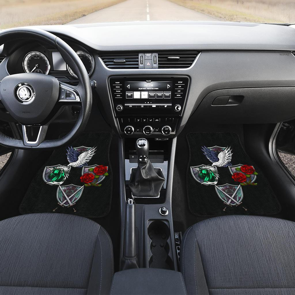 Emblems-Attack-On-Titans-in-black-theme-Car-Floor-Mats-191018-2