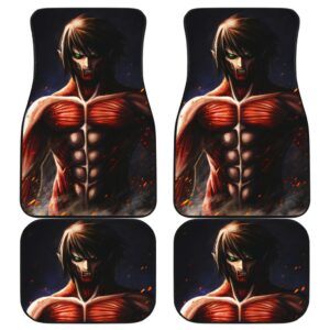 Eren Attack On Titans Front And Car Mats