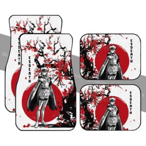 Esdeath Car Floor Mats Custom Akame Ga Kill Anime Car Accessories