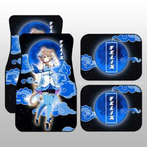 Felix Car Floor Mats Custom Re:Zero Anime Car Accessories Gifts For Fans