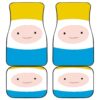 Finn Adventure Time Smile Face Car Floor Mats