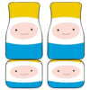 Finn Adventure Time Smile Face Car Floor Mats 191017