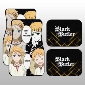 Finnian Car Floor Mats Custom Black Butler Anime Car Accessories
