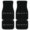Friends TV Show Logo in black theme Car Floor Mats 191022