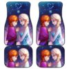 Frozen Elsa And Anna Front And Car Mats
