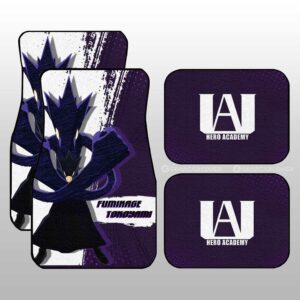 Fumikage Tokoyami Car Floor Mats Custom Gifts For My Hero Academia Anime Fans