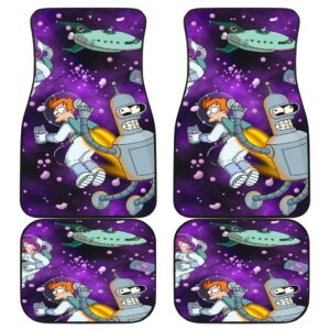 Futurama Cartoon Front And Car Mats