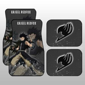 Gajeel Redfox Car Floor Mats Custom Fairy Tail Anime Gifts For Fan