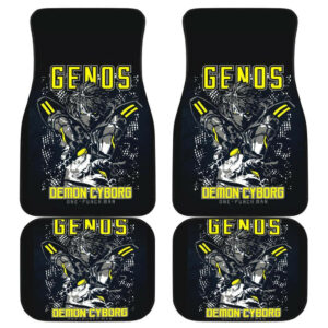 Genos One Punch Man Car Floor Mats 191022