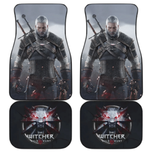 Geralt LoGo The Witcher 3: Wild Hunt Car Floor Mats Game H1229
