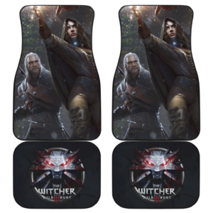 Geralt & Yennefer Car Floor Mats The Witcher 3: Wild Hunt Game H1229