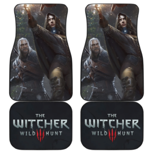 Geralt & Yennefer The Witcher 3: Wild Hunt Game Car Floor Mats H1229