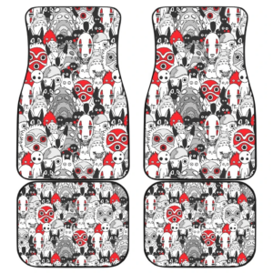 Ghibli Characters Anime Car Floor Mats 191022