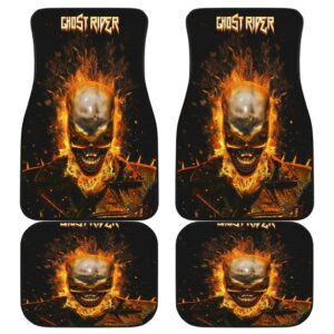 Ghost Rider Fire Demon Marvel Car Floor Mats