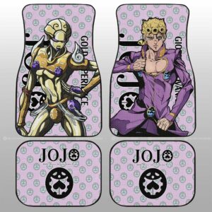 Giorno Giovanna Car Floor Mats Custom JoJo’s Bizarre Adventure Anime Car Accessories