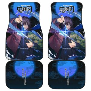 Giyuu Demon Slayer Under The Moon Car Floor Mats For Fan Anime