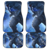 Godzilla Destroying Cartoon Godzilla Vs Kong Car Floor Mats UBC032903