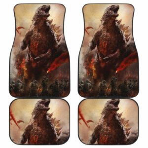 Godzilla Front And Back Car Mats