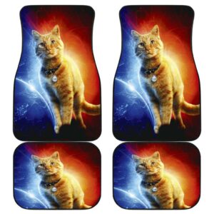 Goose Cat Front And Back Car Mats