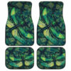 Green Dragonfly Car Floor Mats Custom Car Accessories Gift Idea
