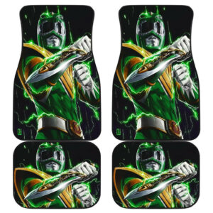 Green Ranger Power Transformin black theme Car Floor Mats 191023