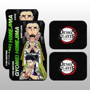 Gyomei Himejima Car Floor Mats Custom Demon Slayer Anime Gifts Idea For Fans