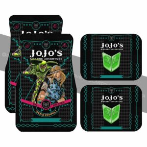 Gyro Zeppeli Car Floor Mats Custom Anime JoJo’s Bizarre Adventure Car Interior Accessories