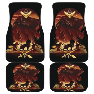 Harry Potter Christmas Fan Art Car Floor Mats H082320