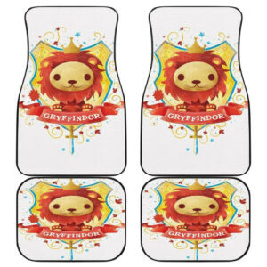 Harry Potter Gryffindor Cute Lion Logo Car Floor Mats 191023