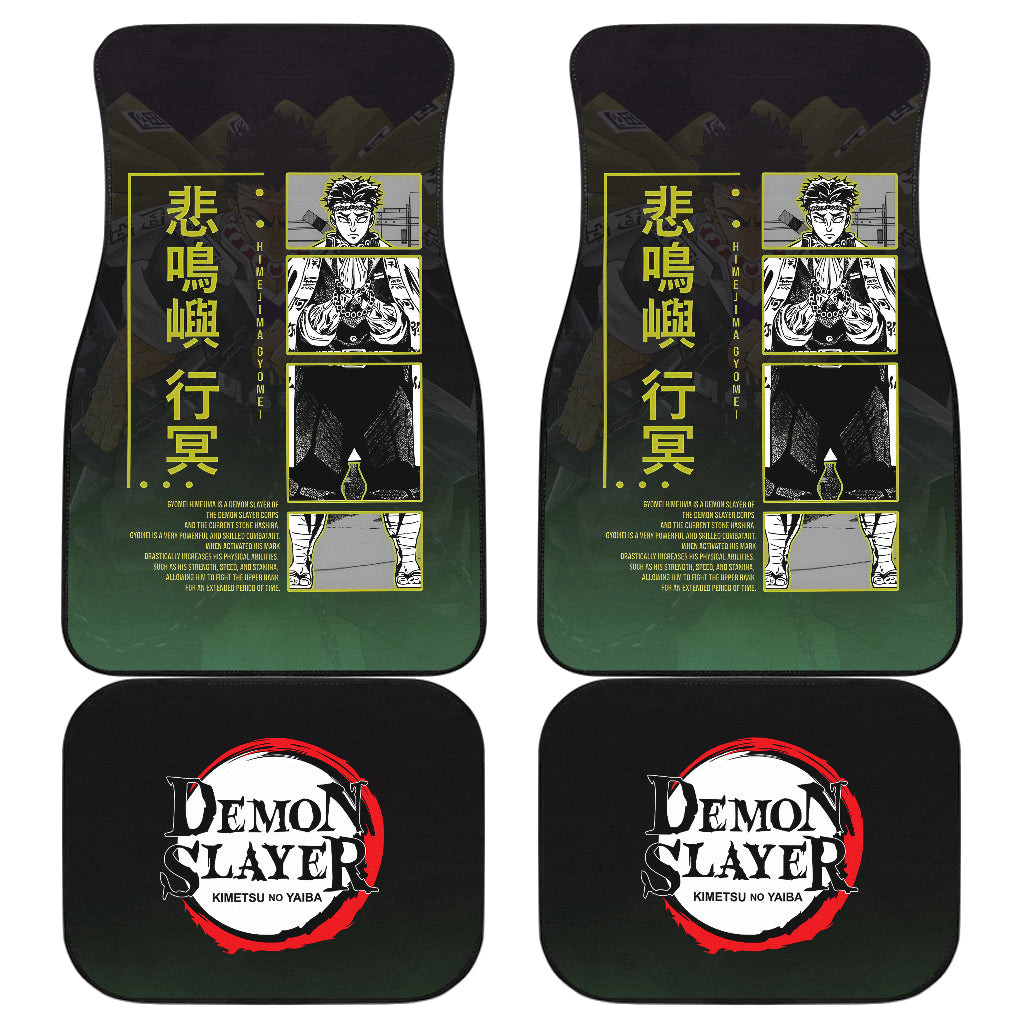 Himejima Gyoumei Demon Slayer Car Floor Mats Anime Car Accessories Himejima Gyoumei Demon Slayer Car Floor Mats Anime Car Accessories