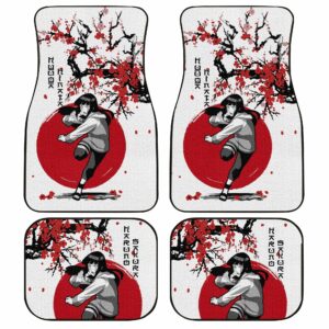 Hinata Car Floor Mats Custom Japan Style Anime Naruto Car Interior Accessories