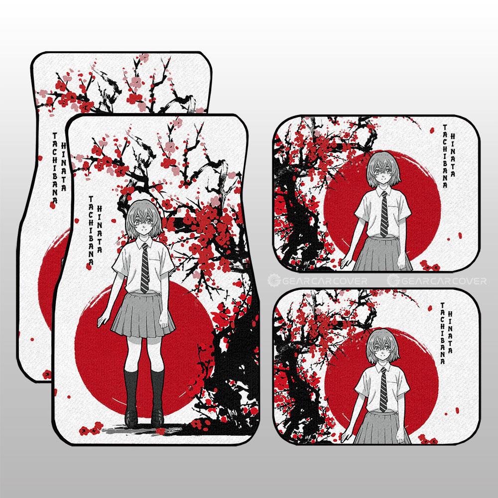 Hinata Tachibana Car Floor Mats Custom Japan Style Tokyo Revengers Anime Car Accessories Hinata Tachibana Car Floor Mats Custom Japan Style Tokyo Revengers Anime Car Accessories