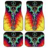 Hippie Peace Car Floor Mats Custom Amazing Car Accessories Gift Idea