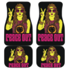 Hippie Peace Out Car Floor Mats Amazing Gift Ideas H042720