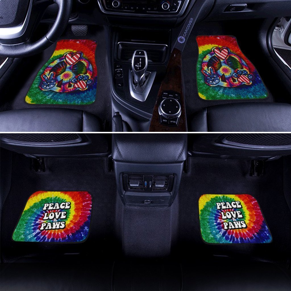 Hippie-Tie-Dye-Car-Floor-Mats-Custom-Peace-Love-Paw-US-Flag-Car-Accessories-Great-Gifts-Idea-1