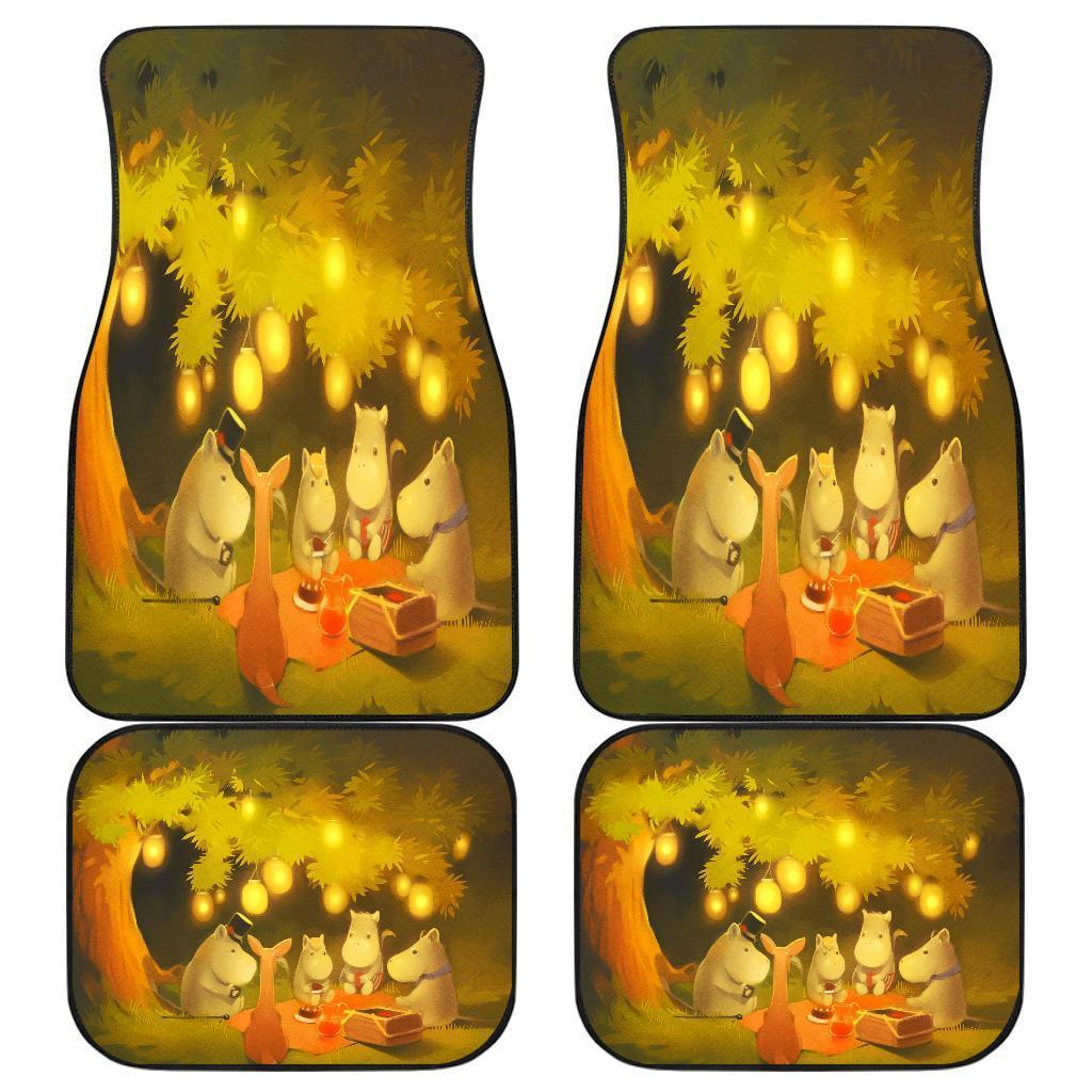 Hippo Family Camping Car Floor Mats Hippo Family Camping Car Floor Mats