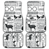 Hogwarts Newspaper Patterns Harry Potter Car Floor Mats UBC031909