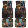 Hogwarts Vintage Bookshelf Harry Potter Car Floor Mats UBC031617